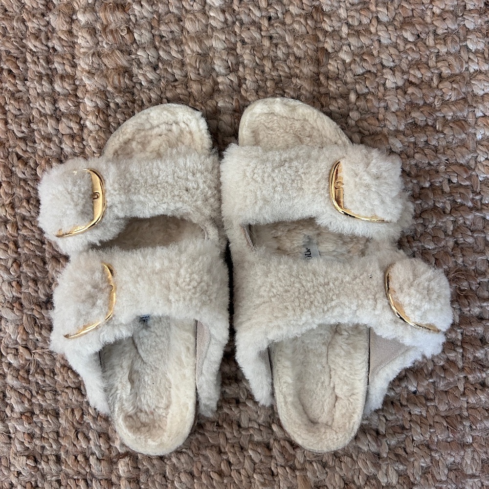 Birkenstock Arizona Big Buckle Teddy Sandals